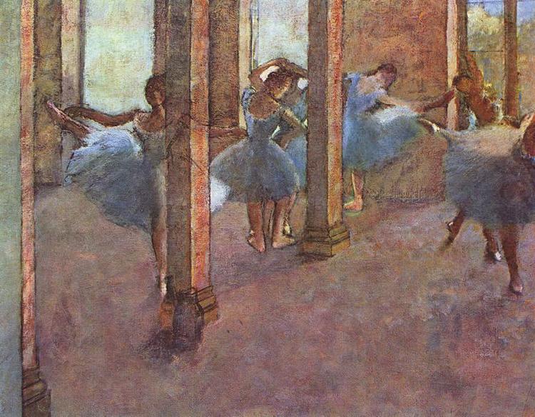 Edgar Degas Tanzerinnen im Foyer china oil painting image